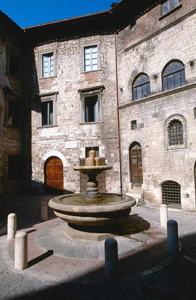 Ferienwohnung La Dimora Di Pietra Gubbio Exterior foto
